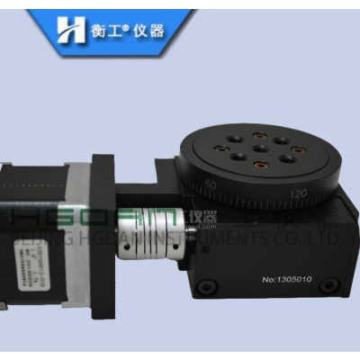 光學精密型蝸輪電動旋轉臺 電控位移旋轉臺中空電動角度旋轉臺